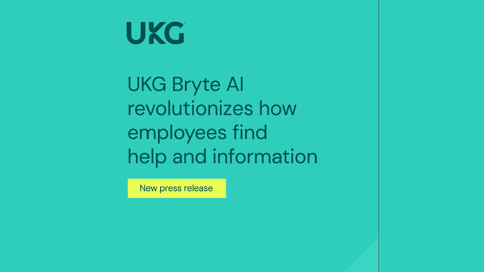 UKG Introduces Bryte AI to Revolutionize Employee Support Experience